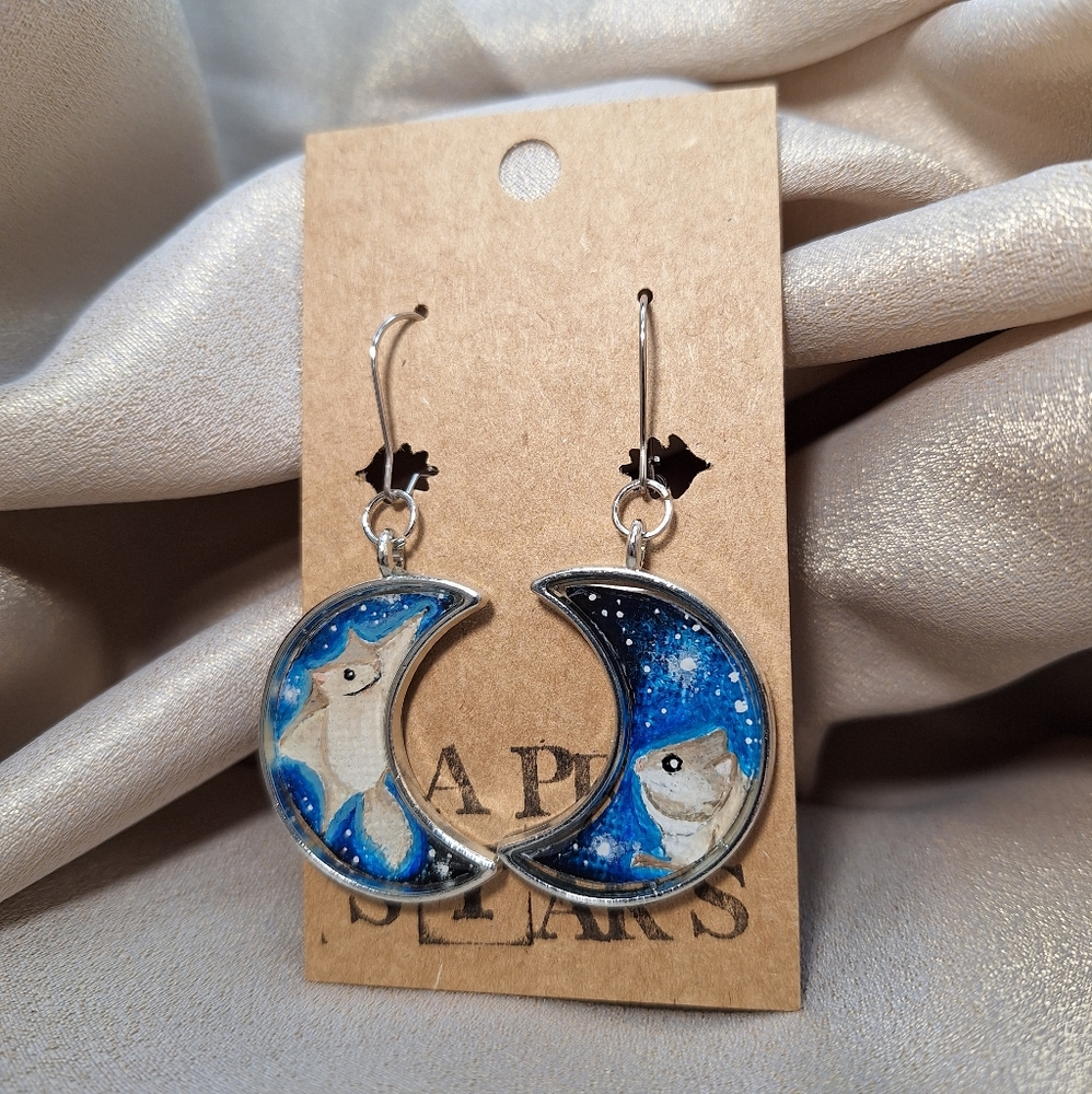 Hand painted earrings